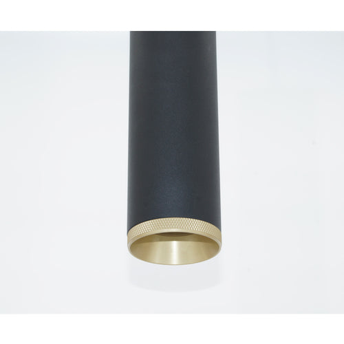 Artdelight hanglamp Milano - 1 lichts - 6.6  x 150   cm - zwart