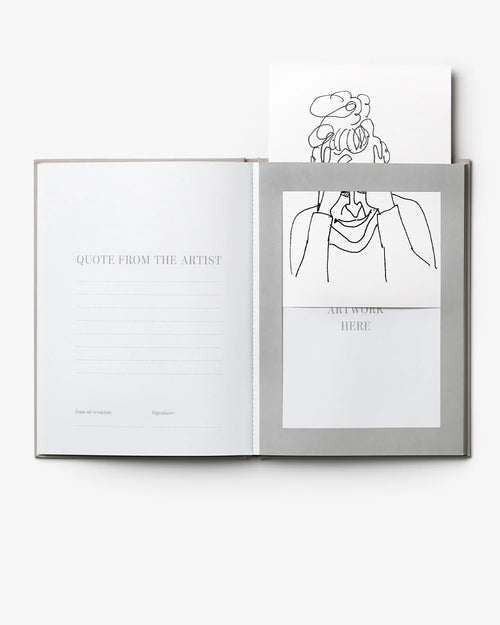 Printworks Frame Boek - Great Art - Tekenmap - Beige