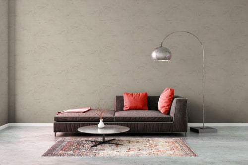 A.S. Création behang betonlook crème en grijs - 53 cm x 10.05 m - AS-306682