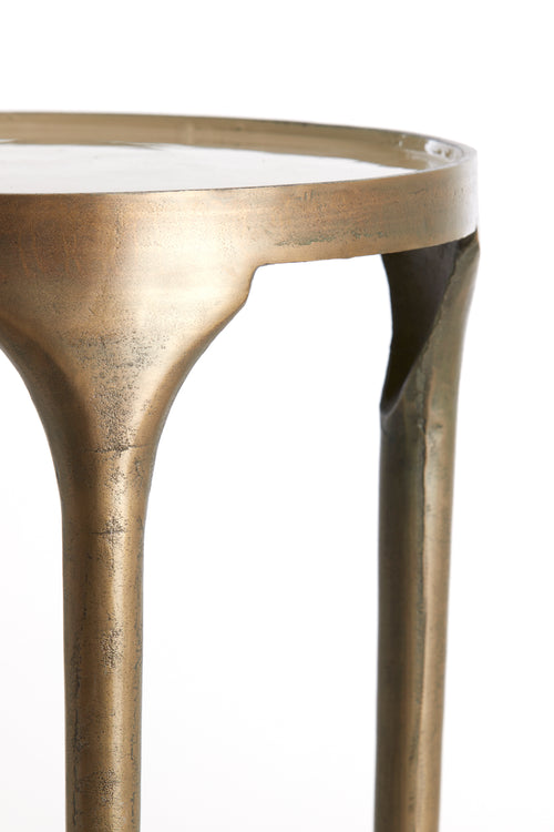 Light & Living bijzettafel LAPAZ - Ø85x45cm - brons - Set van 2 - vtwonen shop