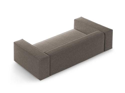 Cosmopolitan Design Bank Arendal 2-zits, chenille grijs - 102x180x70cm