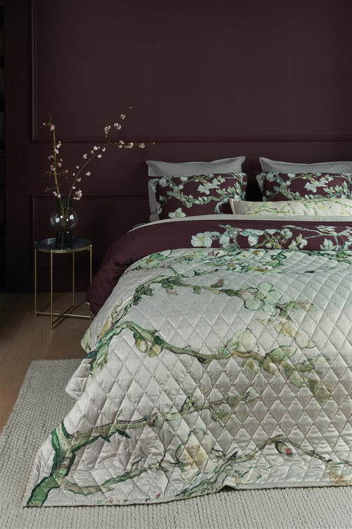 Beddinghouse x Van Gogh Museum Blossoming bedsprei - 180x260 cm - Zand - vtwonen shop