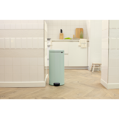 Brabantia NewIcon Pedaalemmer, 30 liter, kunststof binnenemmer - Jade Green