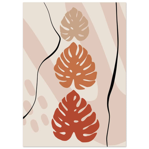 Artfulprints  Boho – Tropical trio   poster 50x70 cm - vtwonen shop