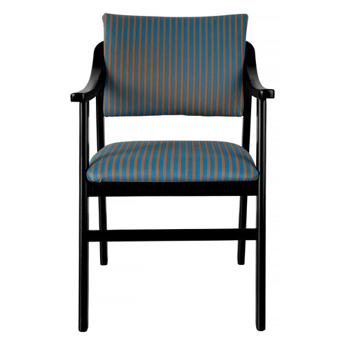 Stoel met armleuningen van beukenhout