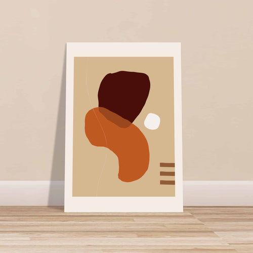 Artfulprints  Boho wall art - Abstract earth   poster 70x100 cm - vtwonen shop