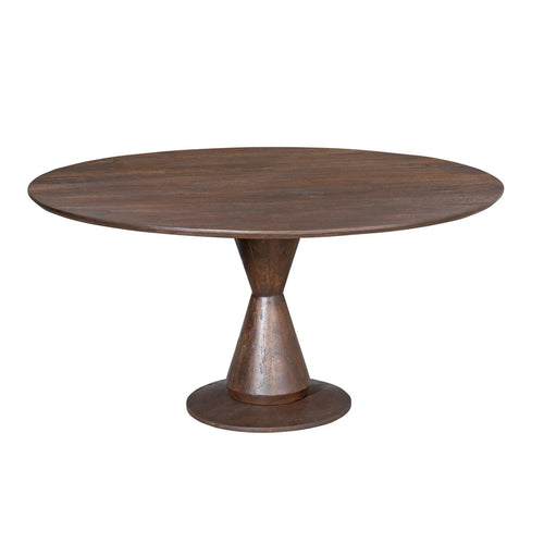Starfurn Eettafel Lima - Rond Bruin Hout - 130x130x76cm