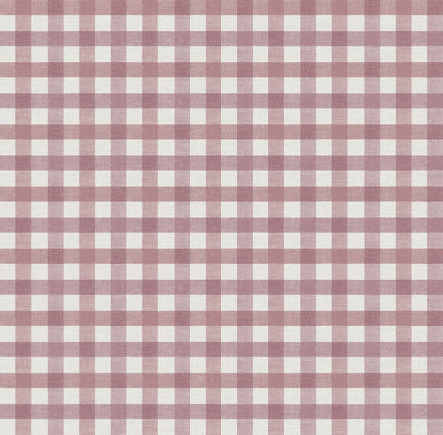 Sanders & Sanders behang ruitjes bordeaux rood - 53 cm x 10 m - 641028