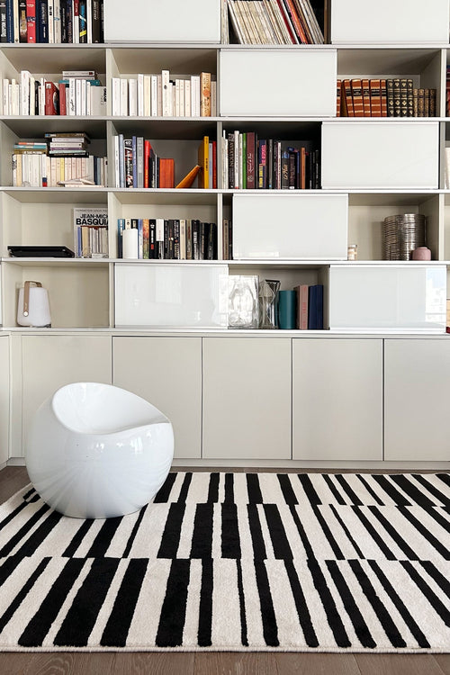 AFK Living vloerkleed Interval - zeer zacht - zwart - 160 x 230 cm - vtwonen shop