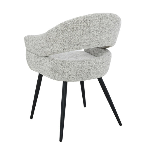 Livingfurn eetkamerstoel Megan - beige - set van 2 - 62x58x85
