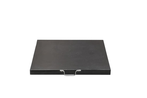 Hawaii granieten parasolvoet - 80 kg - zwart gepolijst - vtwonen shop