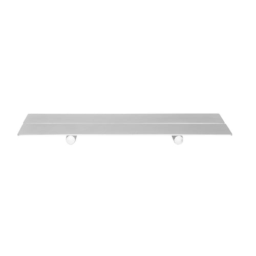 OYOY Doucheplank 30 x 10 x 1,6 cm – Grijs roestvrij staal