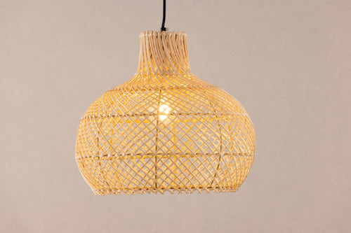 Rebellenclub Hanglamp Glen - ø35cm - Naturel Rattan - vtwonen shop