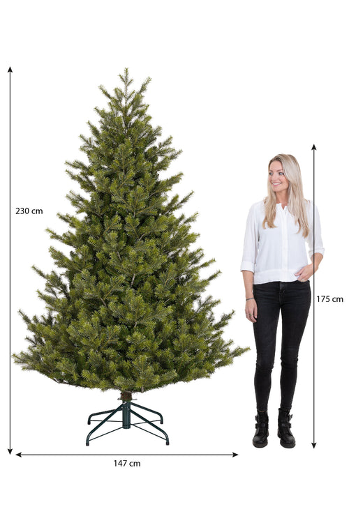 Black Box Trees Clive Kunstkerstboom - Kunst Kerstboom H230 x Ø147 cm - Groen
