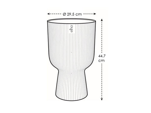 elho vibes fold coupe 30 zacht lila | Bloempot | Geschikt voor binnen