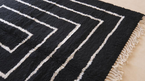 AFK Living vloerkleed Berber - handgemaakt - Wol - 80 x 240 cm