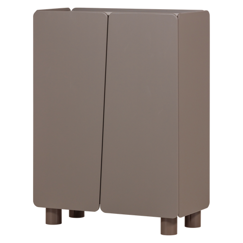 WOOOD opbergkast 2-deurs Root - Grenen - Truffel Bruin - 135x100x45