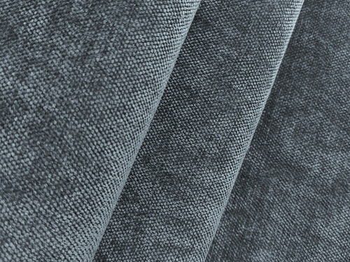 LaMiaSofa hoekbank rechts Melissa - chenille stof - jeans - 284x166x70