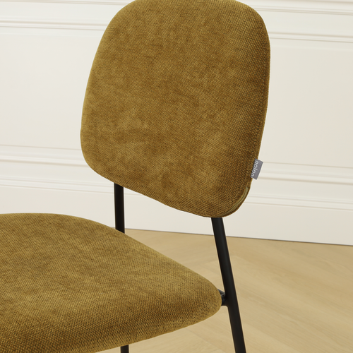 Nolon Jasmijn Eetkamerstoel Mosgroen - Zwart - vtwonen shop