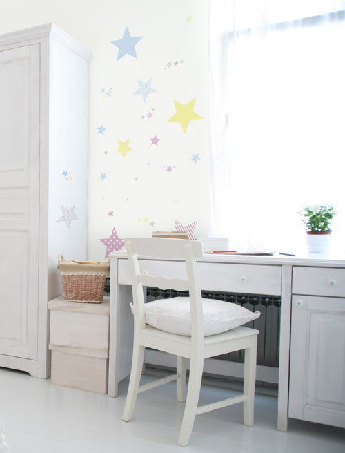 Art for the Home Muurstickers - Sterren - Pastelkleur - 2 x 25x70 cm - vtwonen shop