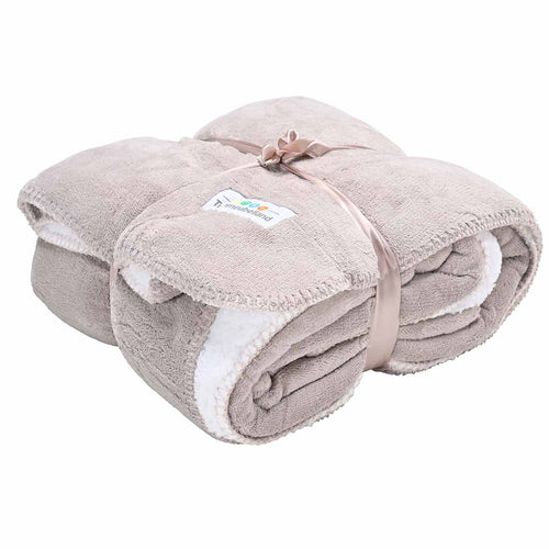 Tuinmeubelland Fleece deken zand - 170x130 cm - vtwonen shop