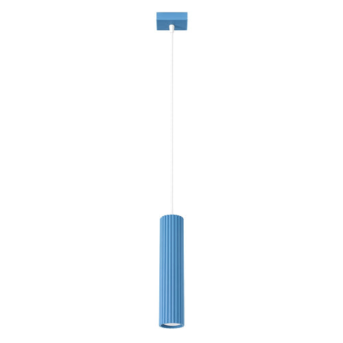 Sollux Lighting Hanglamp KARBON 1 azuur - 8x8x118cm