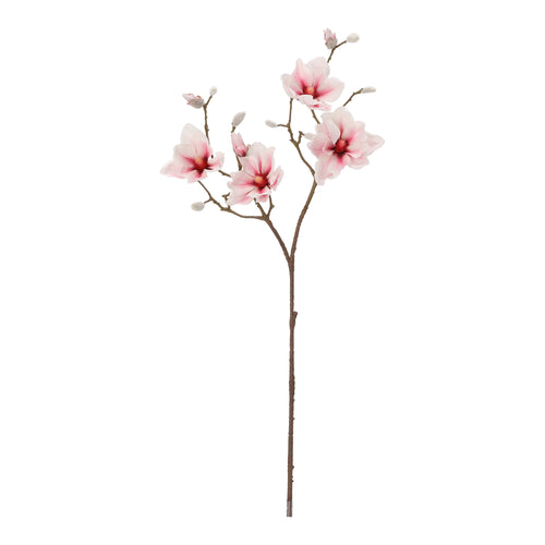 Maxifleur Magnolia Kunstbloem Tak Deluxe 100cm Roze