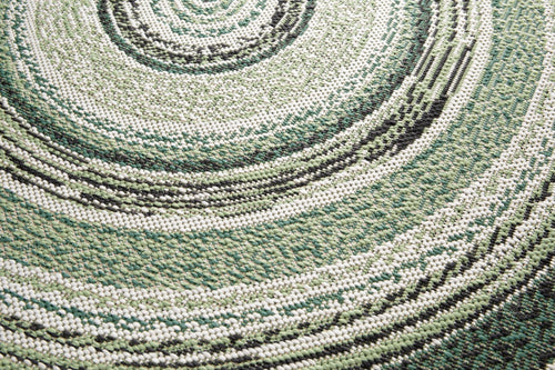 AFK Living vloerkleed Faith - voor binnen en buiten - groen - 120 x 120 cm