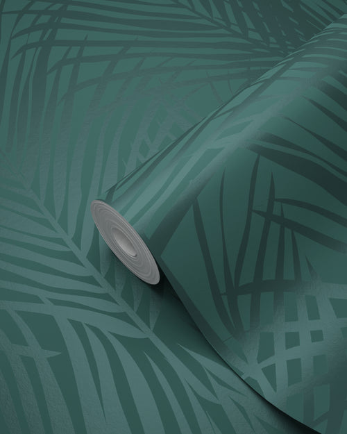 Origin Wallcoverings behang palmbladeren smaragd groen - 53 cm x 10.05 m - 347710 - vtwonen shop