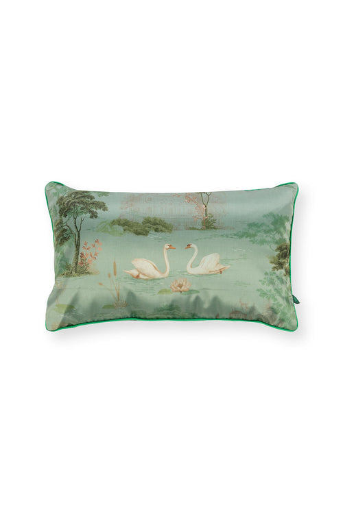 Pip Studio Sierkussen Darjeeling Days Groen Polyester 55 x 33 cm