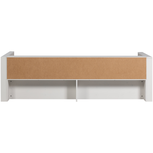 WOOOD bedbank Carter - Grenenhout - Wit - 90x200