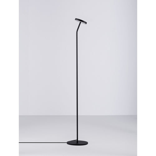 Nova Luce LOGOS Geïntegreerde LED-vloerlamp Sandy Black LED 9W 621lm 3000K Aan/uit-schakelaar