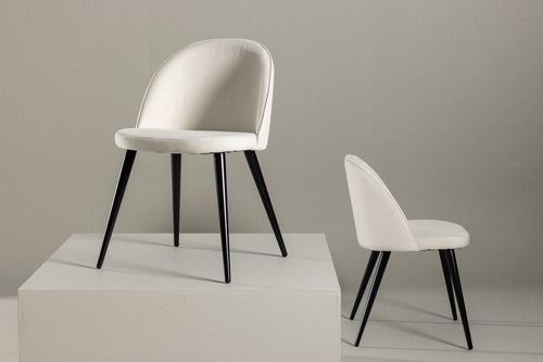 Rebellenclub Eetkamerstoel Carzorla - Set van 2 - Wit - vtwonen shop