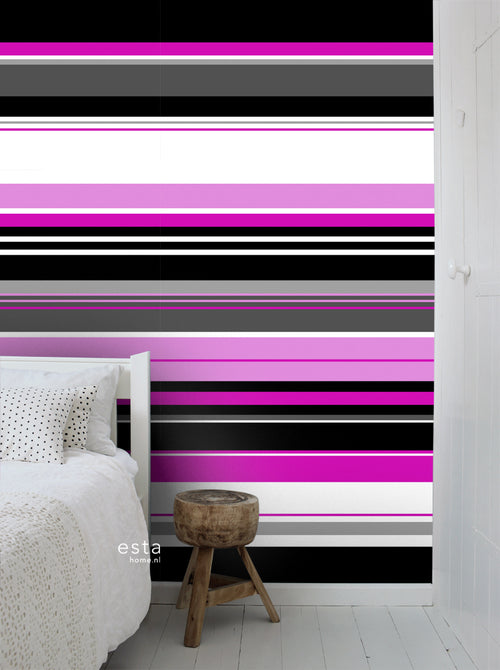 ESTAhome fotobehang snoep roze - 100 x 279 cm - 156505 - vtwonen shop