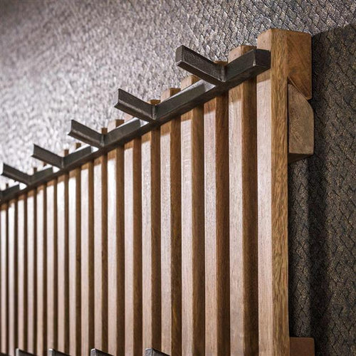 Giga Meubel Wandkapstok Tweak - Hout - 13 Haken - 100x10x33cm - vtwonen shop