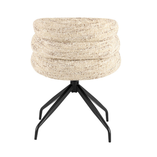 Giga Meubel Eetkamerstoel Claes - Taupe - Draaibaar - Set van 2 - vtwonen shop