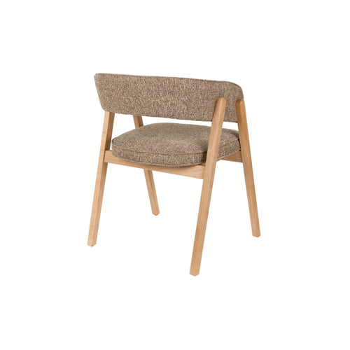 Zuiver Bright Eetkamerstoel Armleuning Bruin - vtwonen shop