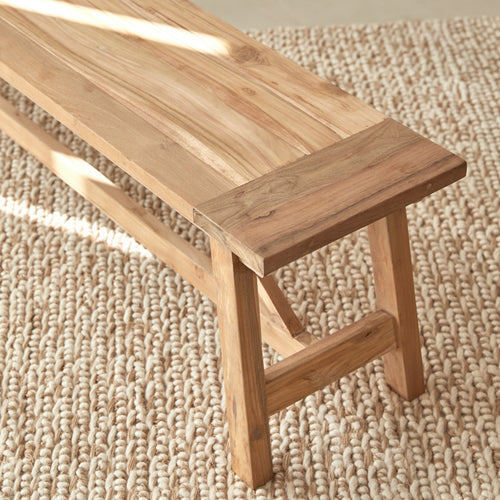 Tikamoon Bank van gerecycled massief teakhout - Naturel - vtwonen shop