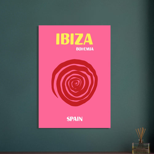 Artfulprints  Spanje - Ibiza   poster A4 21x29.7 cm - vtwonen shop