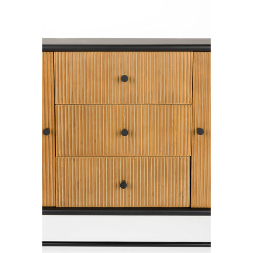 Housecraft Living Coztilla Dressoir Zwart/ Bruin - vtwonen shop