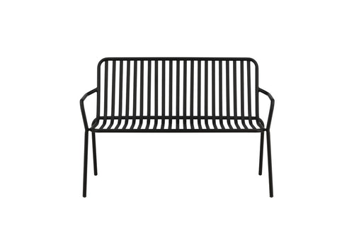 Rebellenclub Tuinbank Electra - 130 x 64 cm - Zwart - vtwonen shop