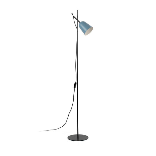 Faro STUDIO Task Vloerlamp Mat Zwart, Blauw