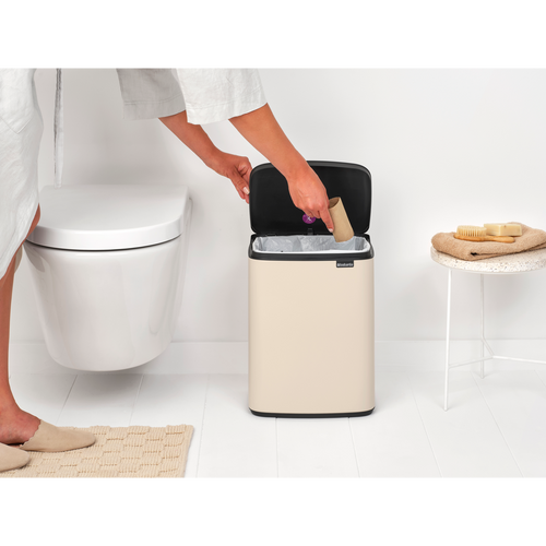 Brabantia Prullenbak Bo - 12 L - soft beige - vtwonen shop