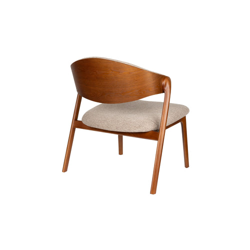 Dutchbone Babington Fauteuil Walnoot - Bruin - vtwonen shop