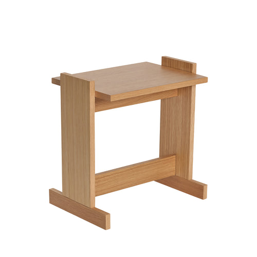 Hübsch bijzettafel Futu - mdf/oak veneer - 44x30xh45cm