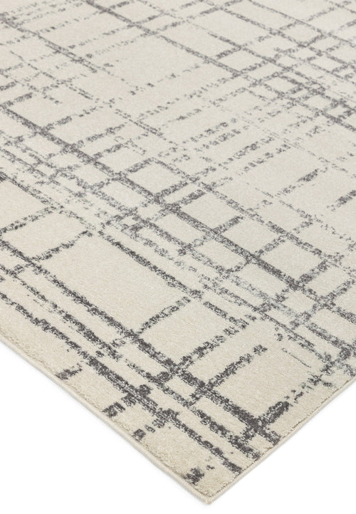 Vloerkleed Easy Living Nova Grid Grey Rug NV31 (outlet) 160x230 cm - vtwonen shop