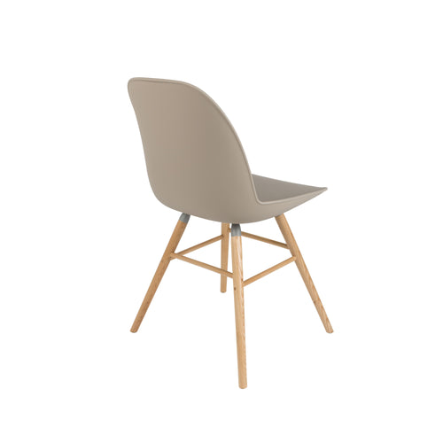 Zuiver Albert Kuip Eetkamerstoelen  Taupe - Set van 2 - vtwonen shop