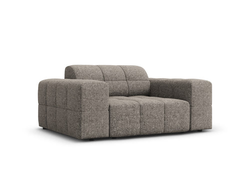 Cosmopolitan Design Fauteuil Chicago chenille grijs - 102x132x78cm