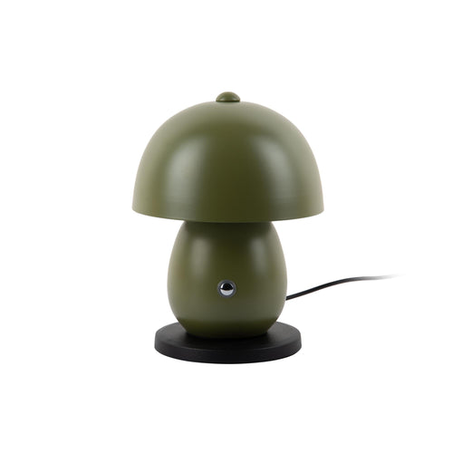 Leitmotiv tafellamp Mono LED - groen - 14x14x18cm - Paddenstoellamp