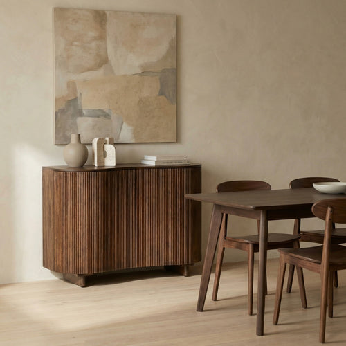 DÉJA Living Dressoir Ubeda - Donkerbruin Hout - 110x45x80cm